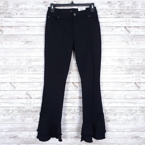 INC Womens Jeans Sz 0 Flare Ankle Regular Fit 912 - Picture 1 of 7